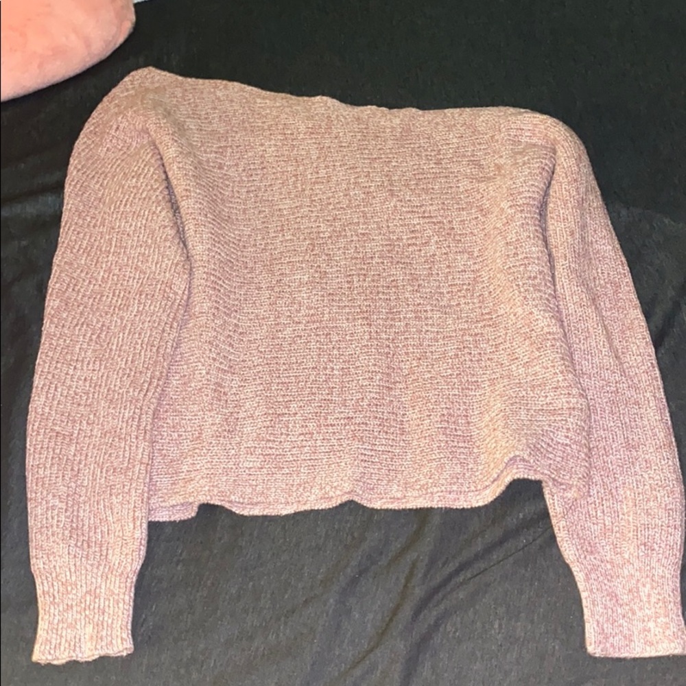 ae one shoulder sweater